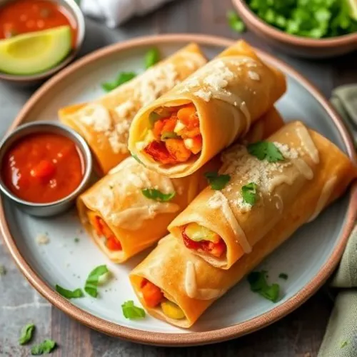 Masala Egg Rolls
